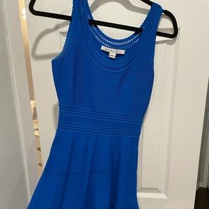 Cobalt blue DVF dress